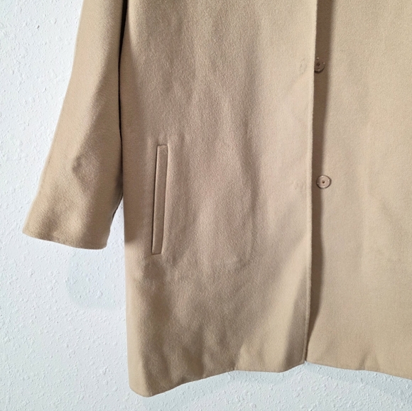 Maxmara Neutral Wool Oversized Reversible Coat 2 - Picture 3 of 10